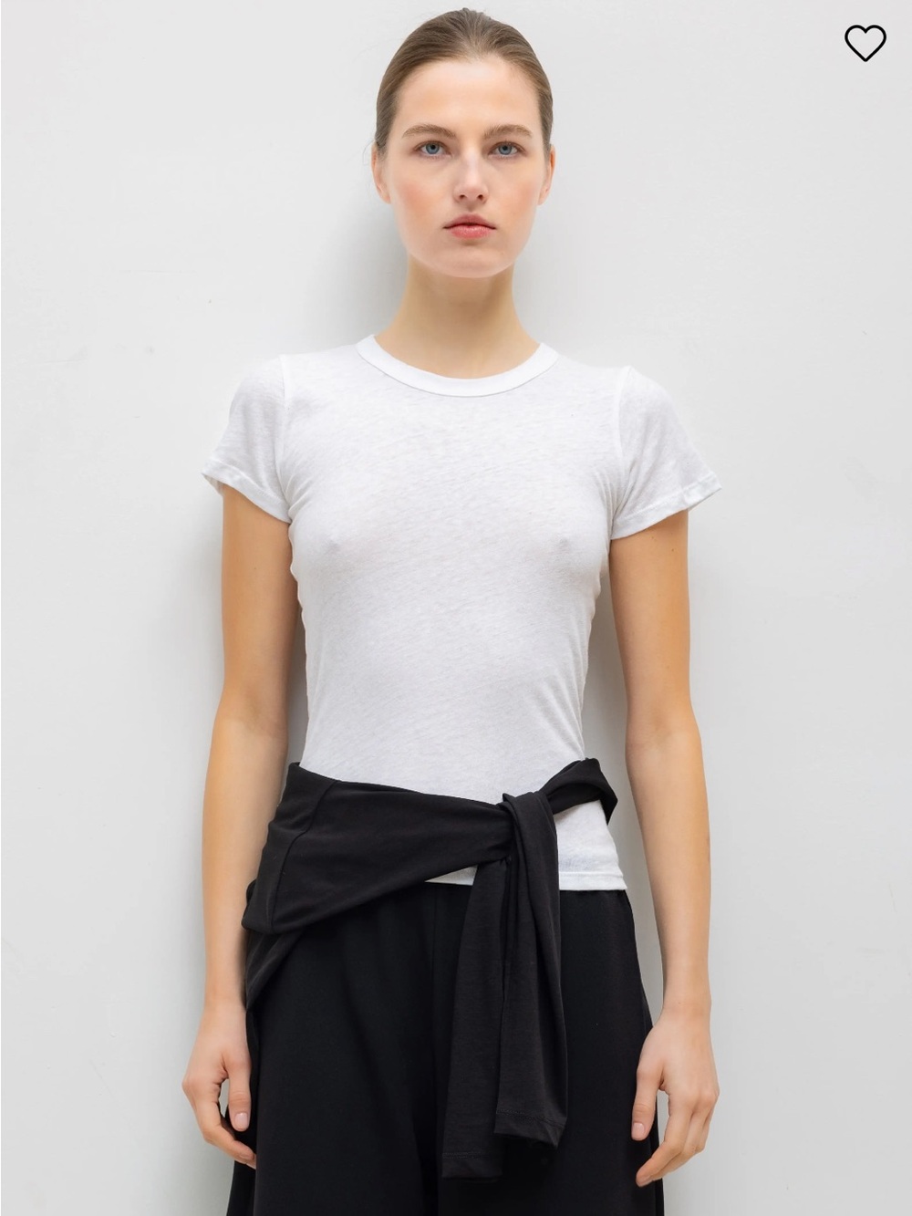 LESET Laura Slim Fit Tee white size M